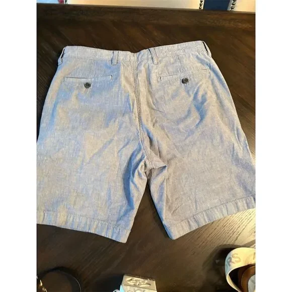 1901 Slim Fit ‎ Men's Chino Shorts Size 33 Blue Casual Summer Tailored Fit - Picture 4 of 6